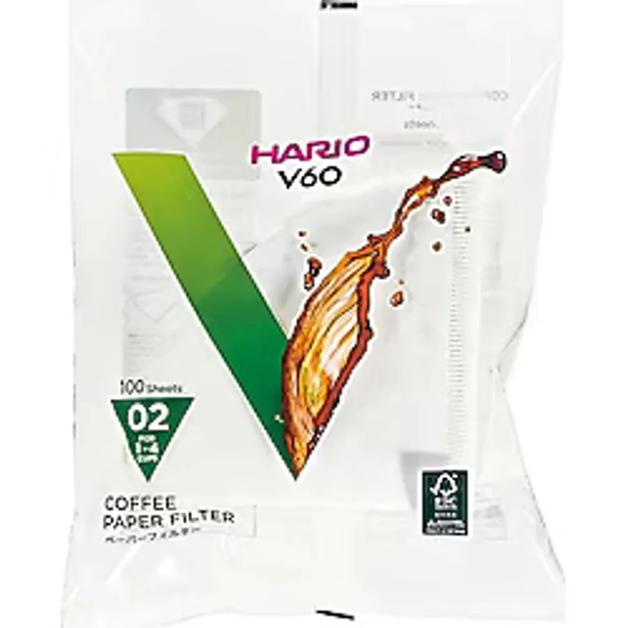 Hario V60 02 Dripper Filtre Kahve Kağıdı, 100 Adet