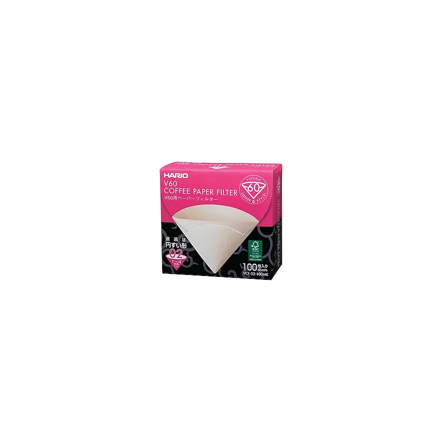 Hario V60 02 Kutulu Filtre Kahve Kağıdı 100'lü