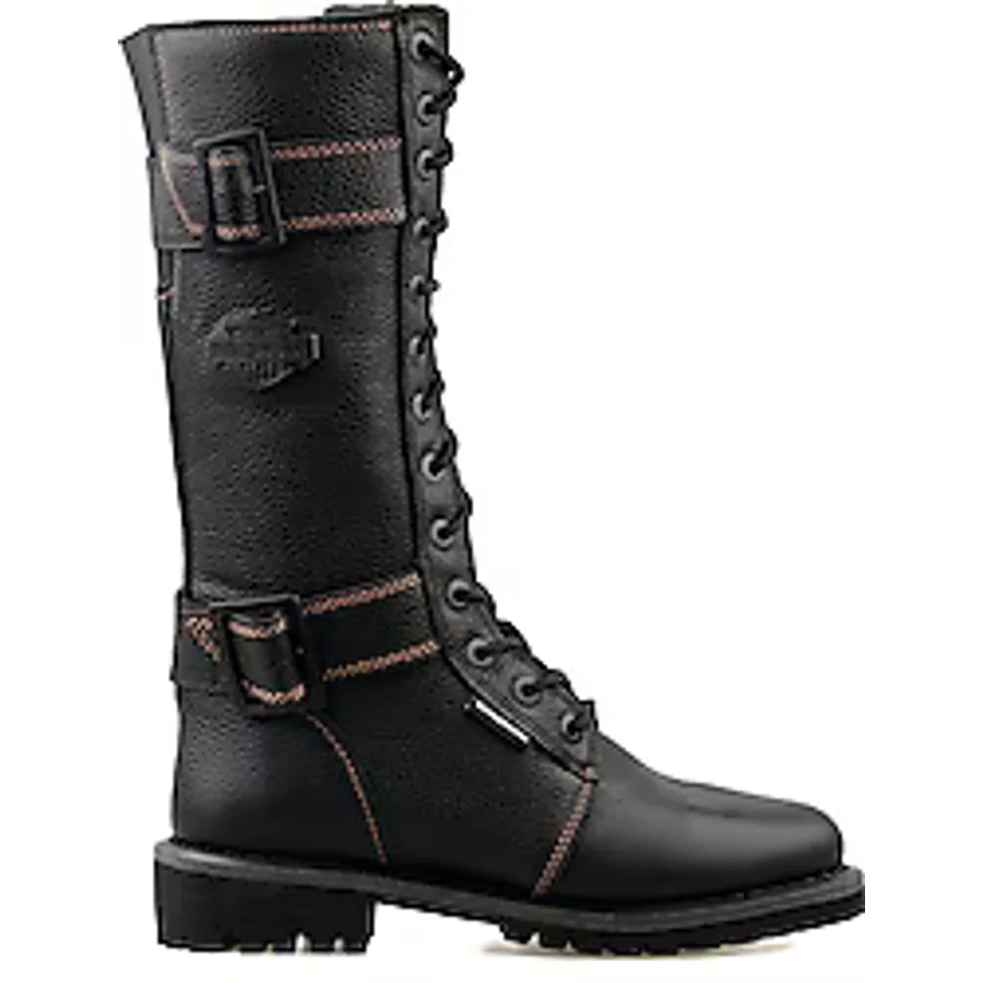 Harley Davidson Belhaven 025Z100640 Su Geçirmez Kadın Deri Çizme