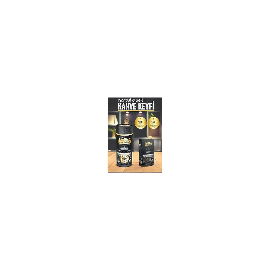 Harput Dibek Kahvesi 3 Adet 1000 Gr 200 Gram