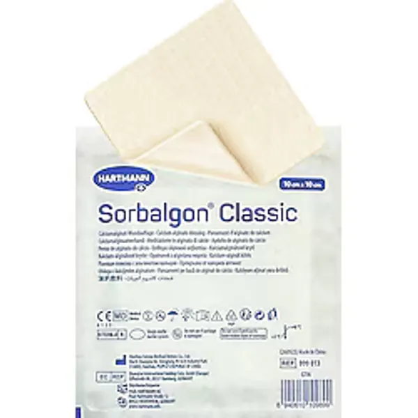 Hartmann Sorbalgon 10x10 Cm - Kalsiyum Aljinat Lifli Yara Örtüsü
