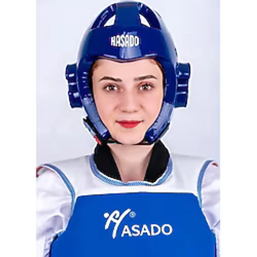 Haşado Taekwondo, Boks, Kickboks, Karate Açık Mantar Kask mavi