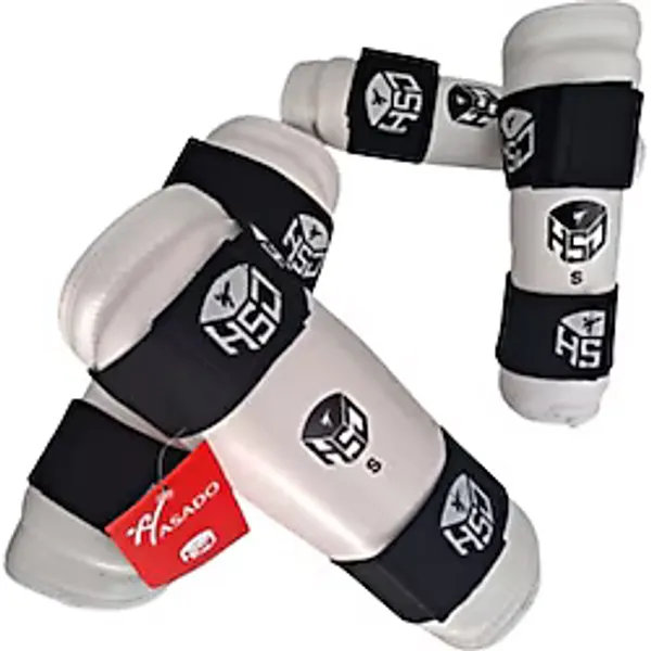 Haşado Taekwondo Kol ve Kaval Koruma - Beyaz