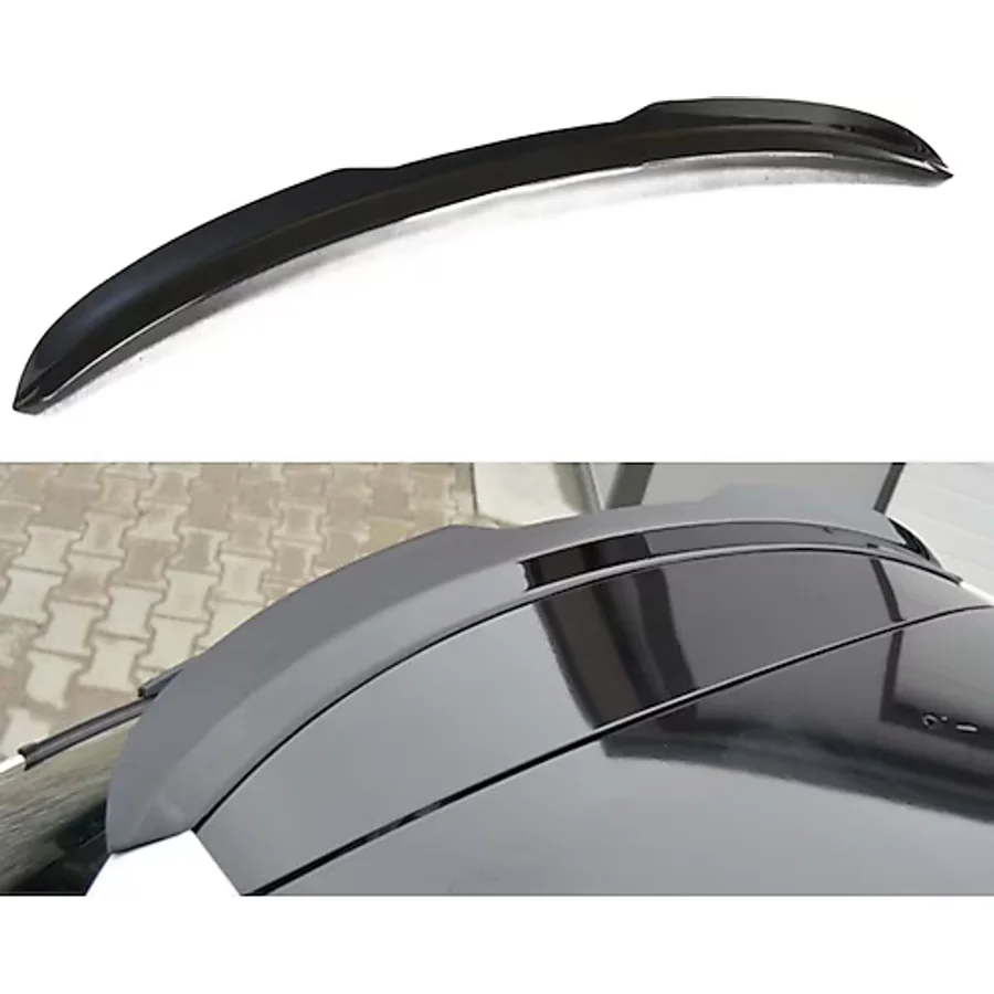 HasAkman Seat Leon Mk3 Max Yarasa Desing Spoiler Piona Black 2012 - 2020 Spoyler Uyumlu