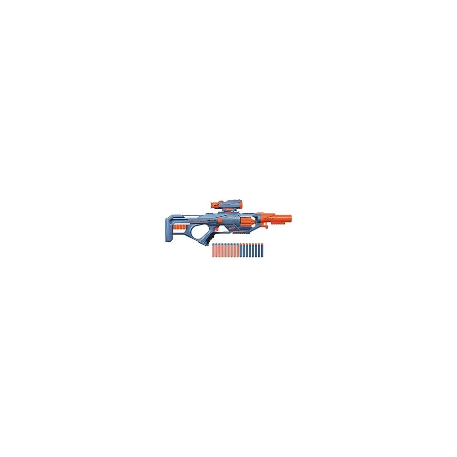 Hasbro Nerf Elite 2.0 Eaglepoint Rd-8 Atıcı 8 Dart Tamburu, Çıkarılabilir Nişan Dürbünü Ve Namlu, 16 Nerf Dart, Sürgü Hareketi