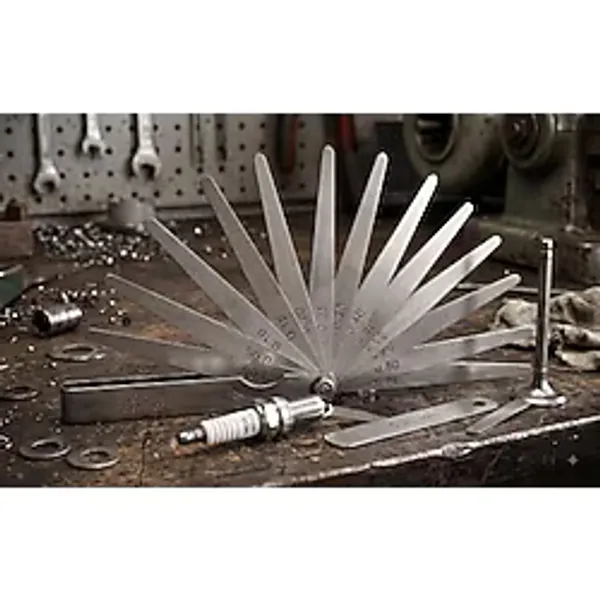 Hassas Sentil Çakısı 20 Yapraklı 0.05-1.00 mm x 100 mm - Paslanmaz Çelik Subap, Buji ve Mekanik Boşluk Ölçer Sente Çakısı Seti