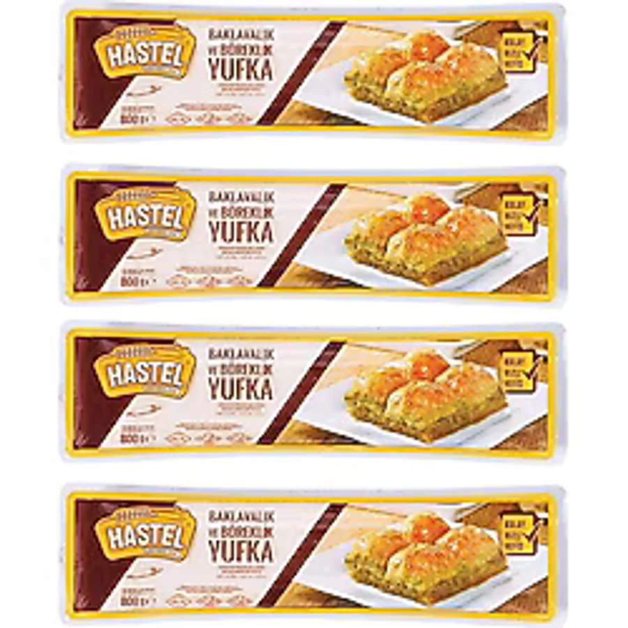 Hastel Baklavalık Yufka 800 Gr. X 4 Adet
