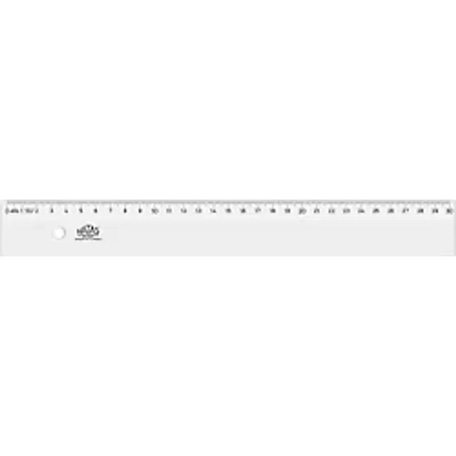 Hatas 0147 30 cm Şeffaf Plastik Cetvel