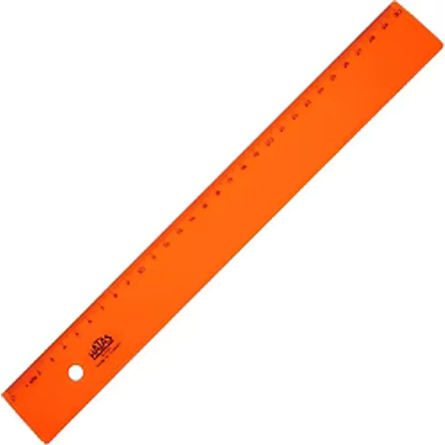 Hatas 0149 30 cm Geniş Plastik Opak Cetvel