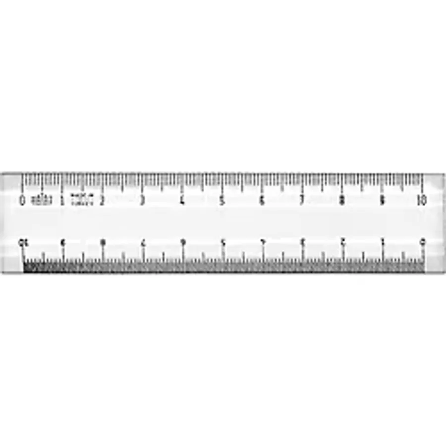 Hatas 0240 Cep Desimetresi 10 CM Şeffaf