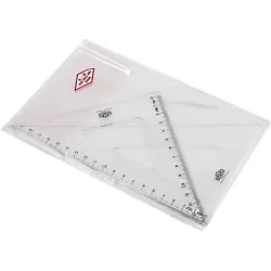 Hatas Gönye Seti Eco 21 Cm 60- 45 Derece 0805