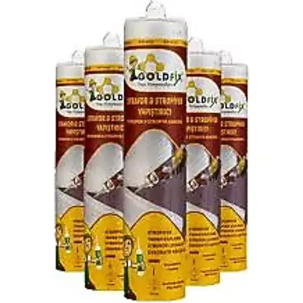 Hatfix 10 Adet Strafor Stropiyer Kartonpiyer Köpük Yapıştırıcısı Tavan Kaplama Süpürgelik Yapıştırıcı 450Gr
