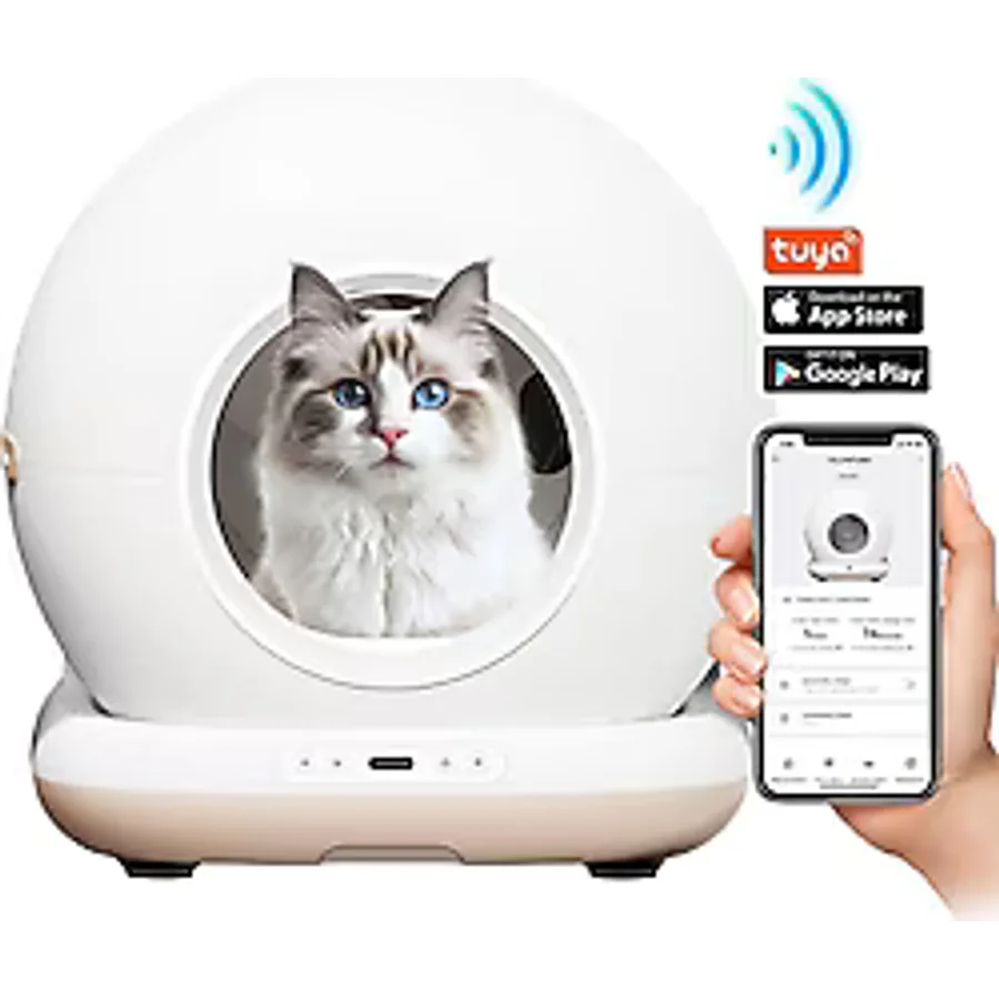 Haustier CB001 Akıllı Otomatik Kedi Tuvaleti