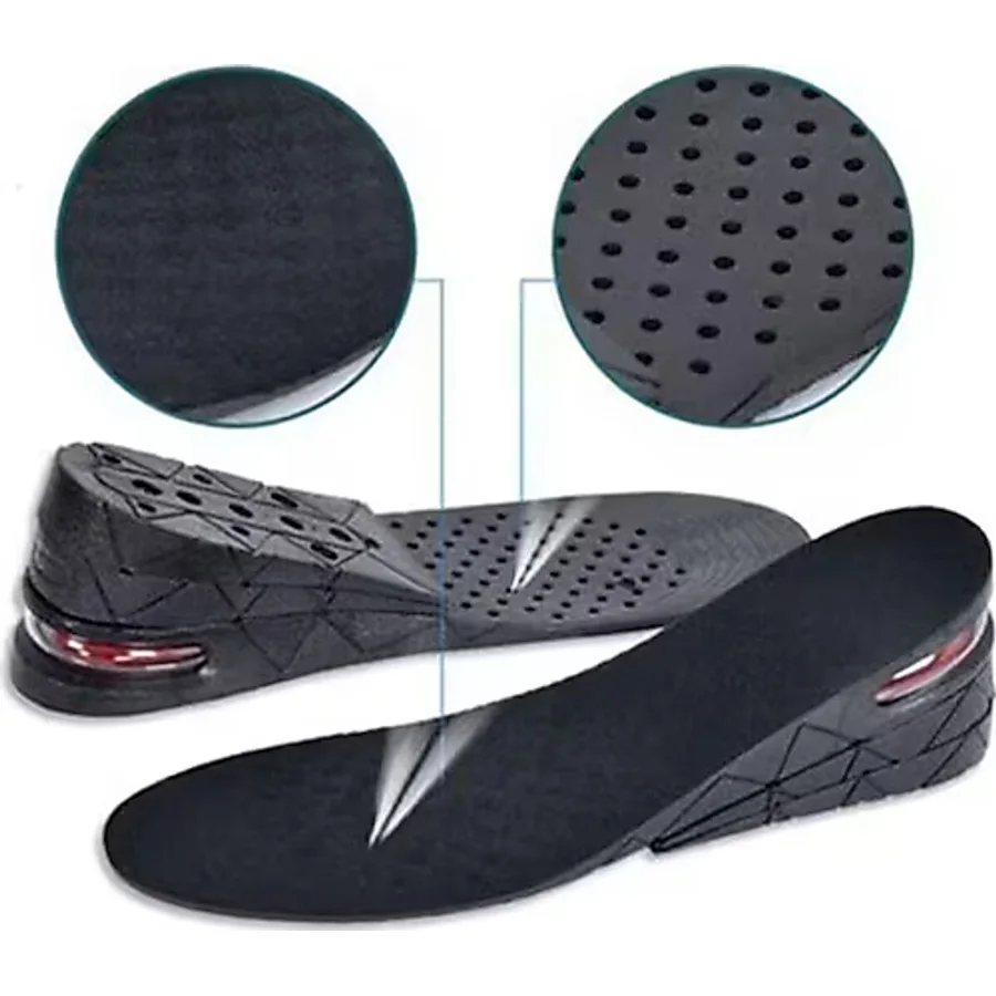 Hava Yastıklı Tam Boy Uzatıcı Tabanlık Gizli Topuk 7 cm Ortopedik