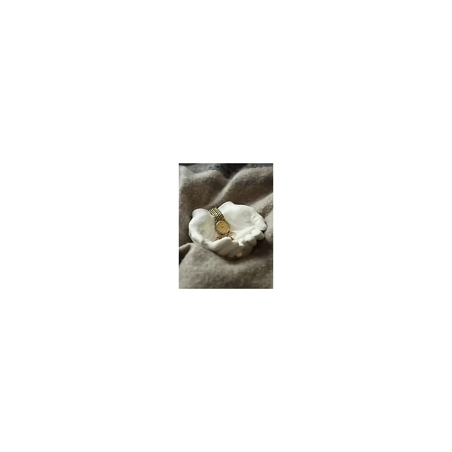 Havalı Tasarım Dekoratif El / Avuç Figürlü El Yapımı Beton Organizer / Kase