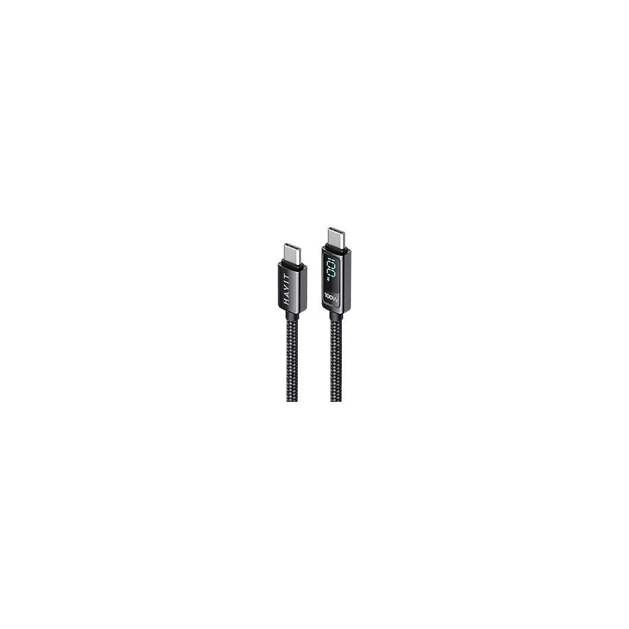 Havit CB6247 PD100W 2 m Type-C to Type-C Hızlı Şarj Kablosu