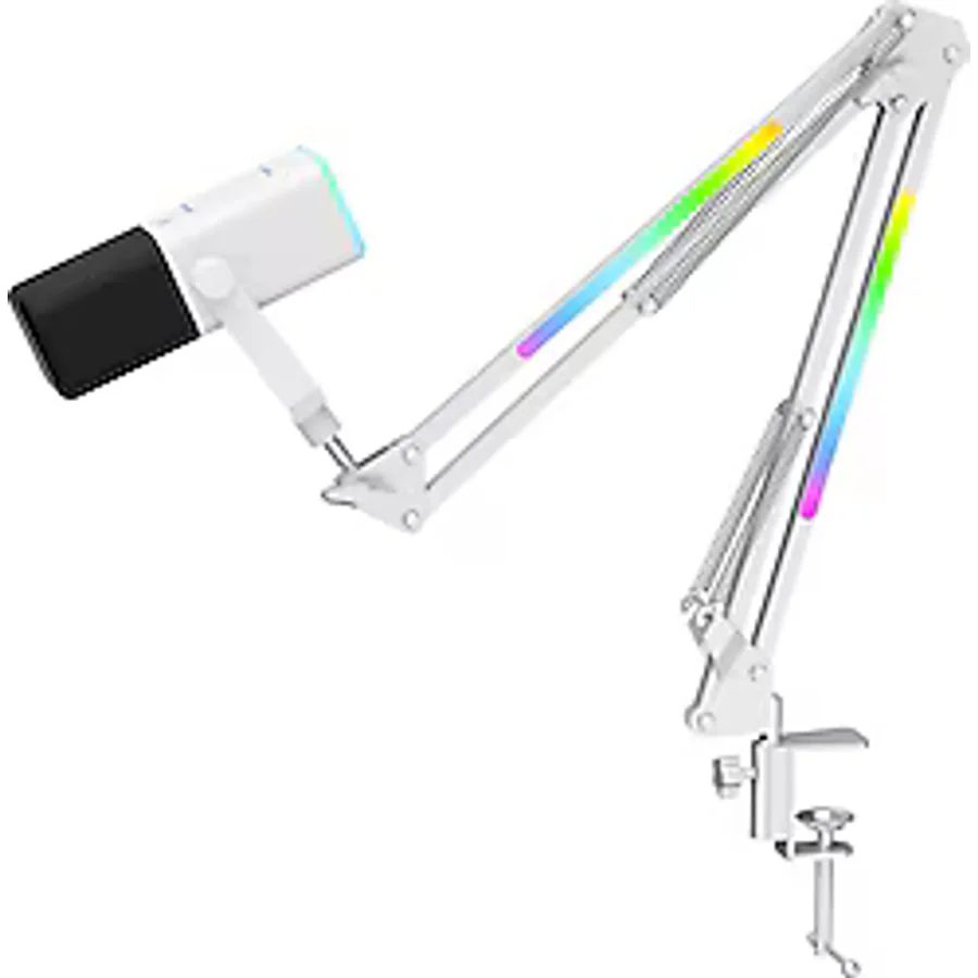 Havit Gamenote GK71 Pro Beyaz RGB Yayıncı Mikrofonu