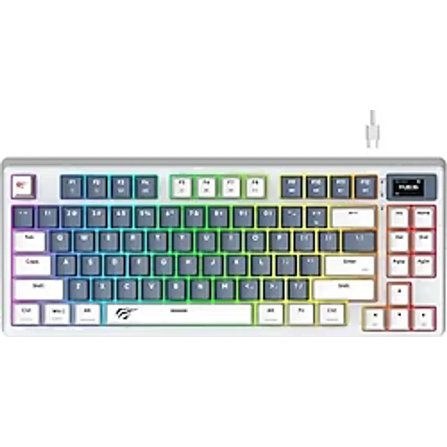 Havit Gamenote KB884L RGB TKL Red Switch Kablolu Mekanik Oyuncu Klavyesi