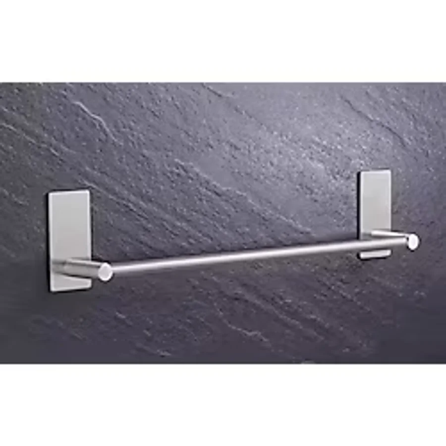 HAVLULUK DİK ROZETLİ 32CM YAPIŞKANLI PASLANMAZ ÇELİK KROM RENGİ