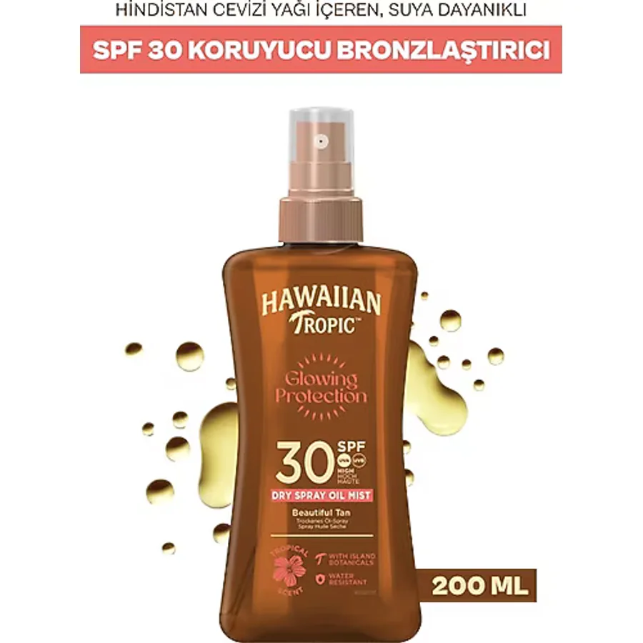 Hawaiian Tropic Hawaiian Dry Spray Oil Spf 30 200 ml