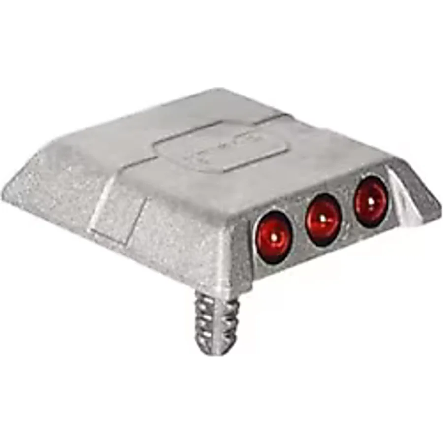 Hayat Trafik - Ankrajlı Metal Yol Butonu 10 x 10 x 2,1 cm
