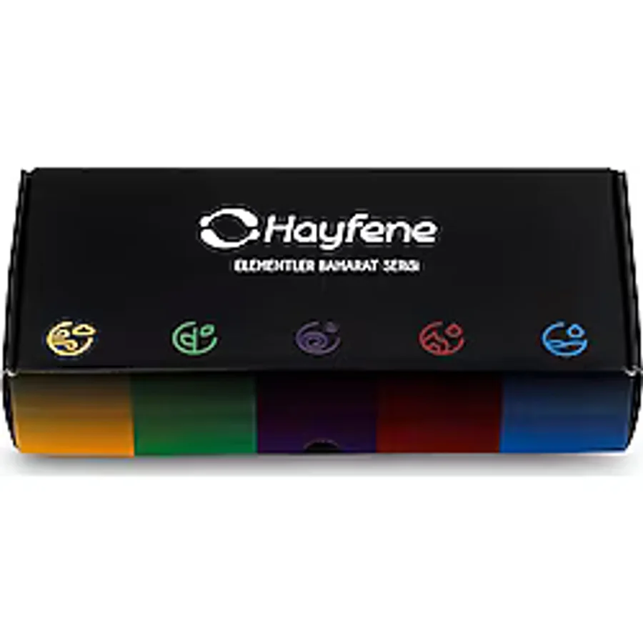 Hayfene Element Serisi 5'li Paket (ateş + Su + Toprak + Hava + 5.element)