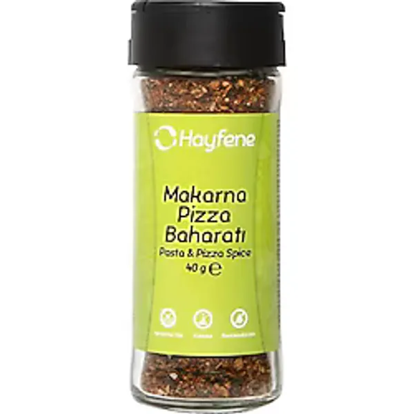 Hayfene Makarna ve Pizza Baharatı - İtalyan Mutfağından İlham Alan, Zengin Lezzetli Doğal Baharat Karışımı, 40 g - 40 gr