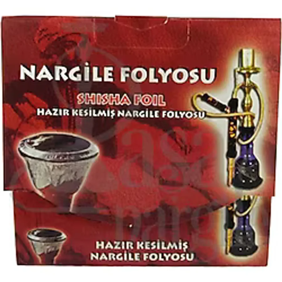 Hazır Kesilmiş Kare Nargile Folyosu
