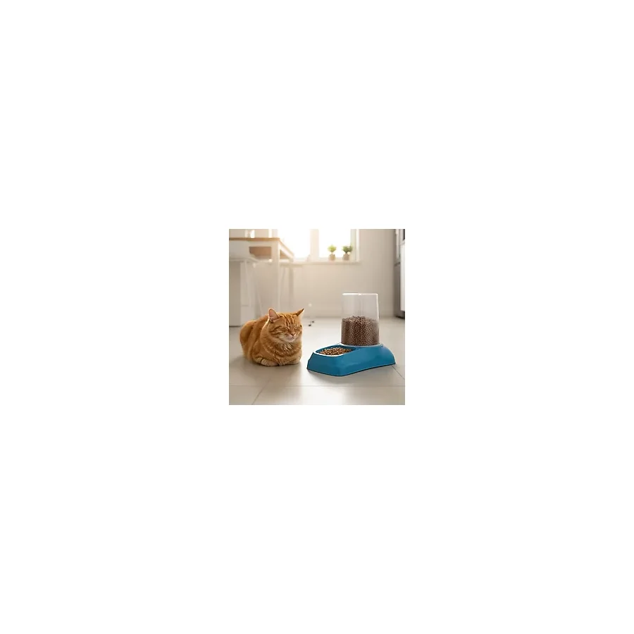 Hazneli Otomatik Kedi Köpek Mama Su Kabı 3 LT Sürekli Taze Beslenme