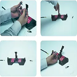 HCS KFO-00021 OPTİC SPLİCE CONNECTİNG KİT 12 PORT (KASET+EK KORUYUCULAR)