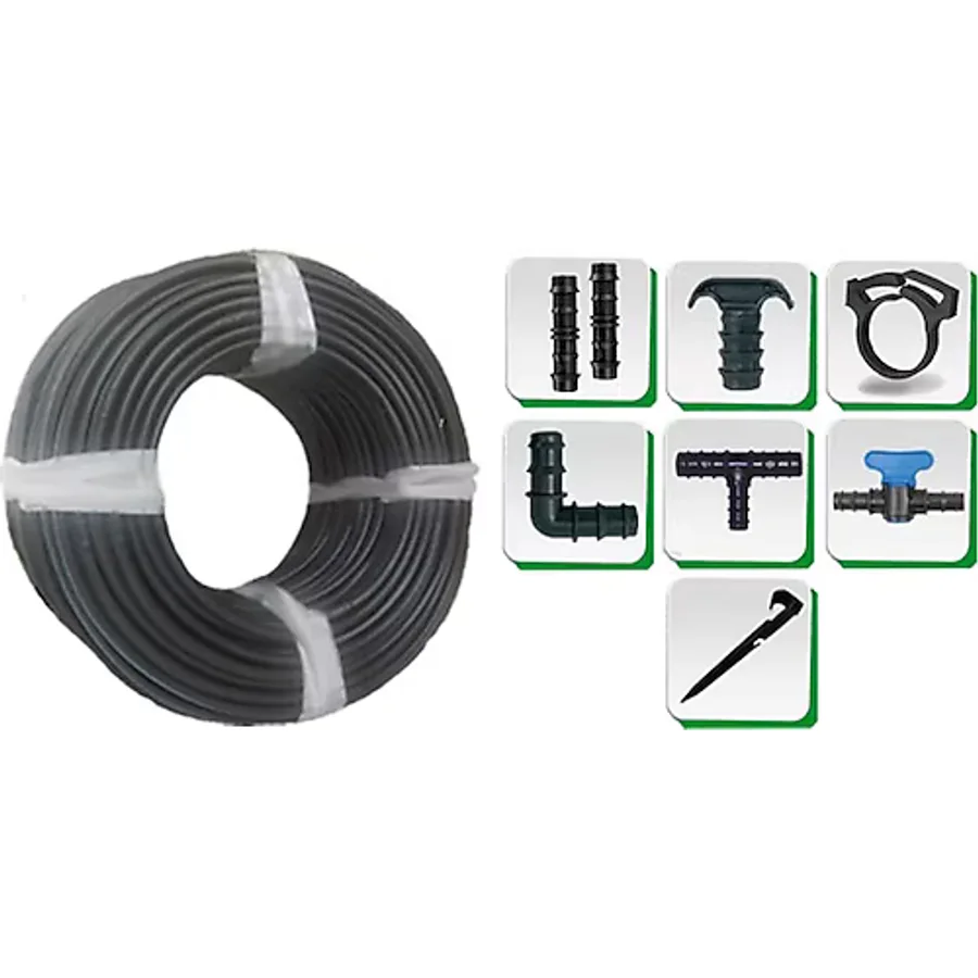HD GURUP 16X20 DELİKLİ DAMLAMA BORUSU SET - 100 METRE