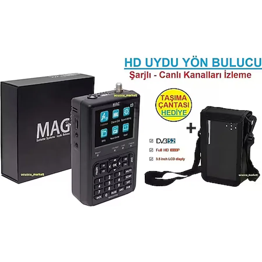 Hd Uydu Yön Bulucu (Şarjlı - Canlı Kanallarıizleme)