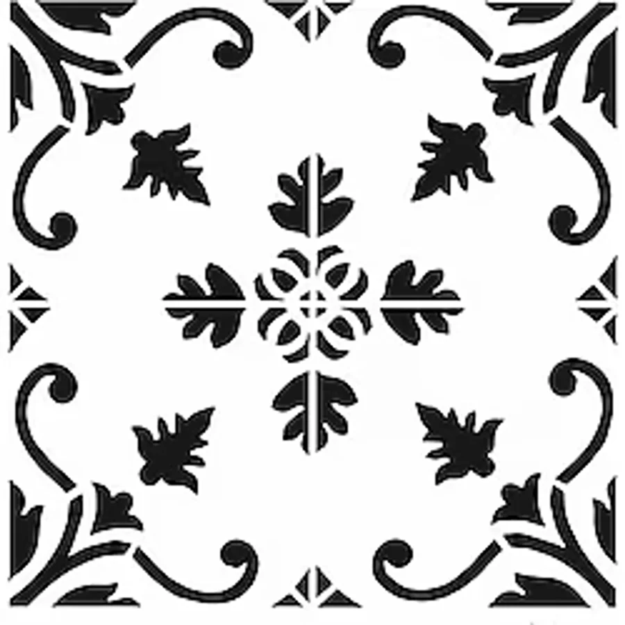 Hdm177 Home Dekor Midi Stencil (25X25)