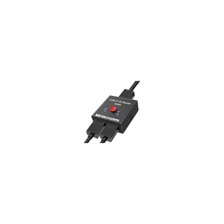 HDMI Splitter 2'si 1 arada Out 4K 60hz HDMI Switch 2'si 1 arada Out, HDMI Switcher 2'si 1 arada Out, PS4/Xbox One/Fire TV/Apple TV, HD TV Aksesuarları, Güç Gerektirmez