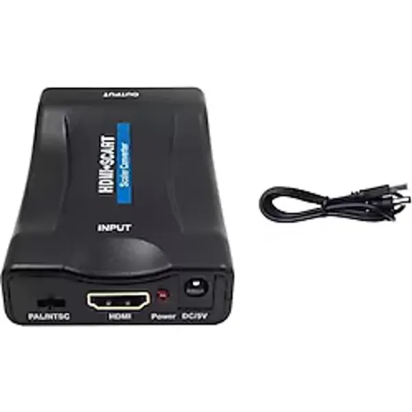 HDMI to SCART Aktif Çevirici Dönüştürücü Adaptör, Av Video Çevirici, (SCARTI HDMI DÖNÜŞTÜRMEZ)