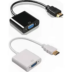 Hdmi To Vga Kablo Ses Destekli Çevirici Dönüştürücü
