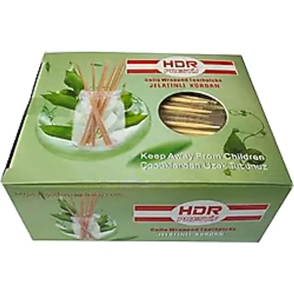 Hdr Jelatinli/Poşetli Ahşap Kürdan - 400 Adetlik Paket