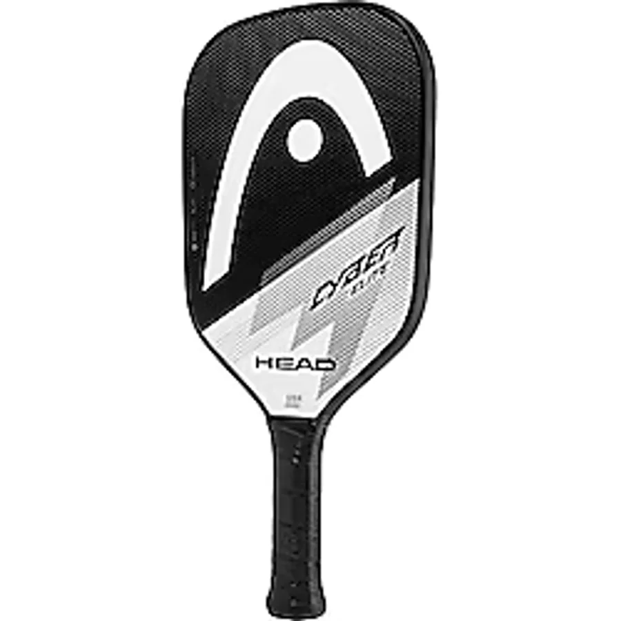 HEAD Cyber Elite Pickleball Paddle, Fiberglas Yüzey, Siyah/Beyaz Renk, Orta Seviyelere Başlıyor