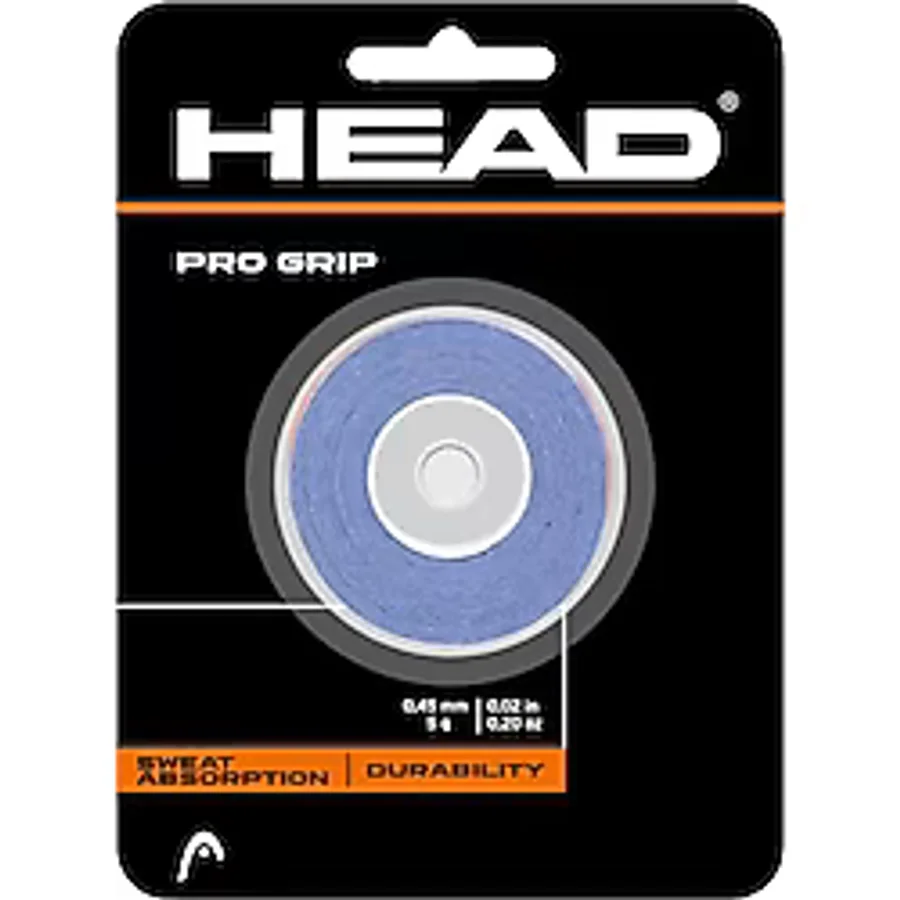 HEAD Overgrip Pro Grip 3 sabitleme bantlı, mavi, tek boy, 285702-bl