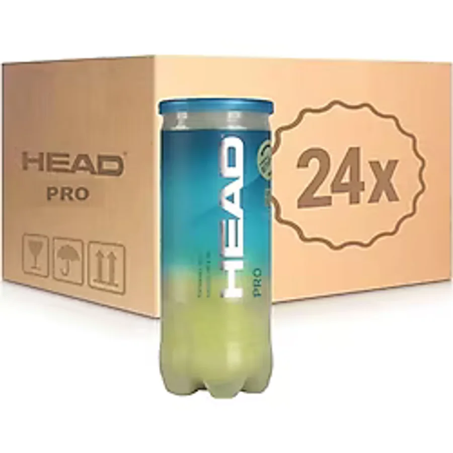 Head Pro Koli Tenis Topu - 3'lü 24 Kutu