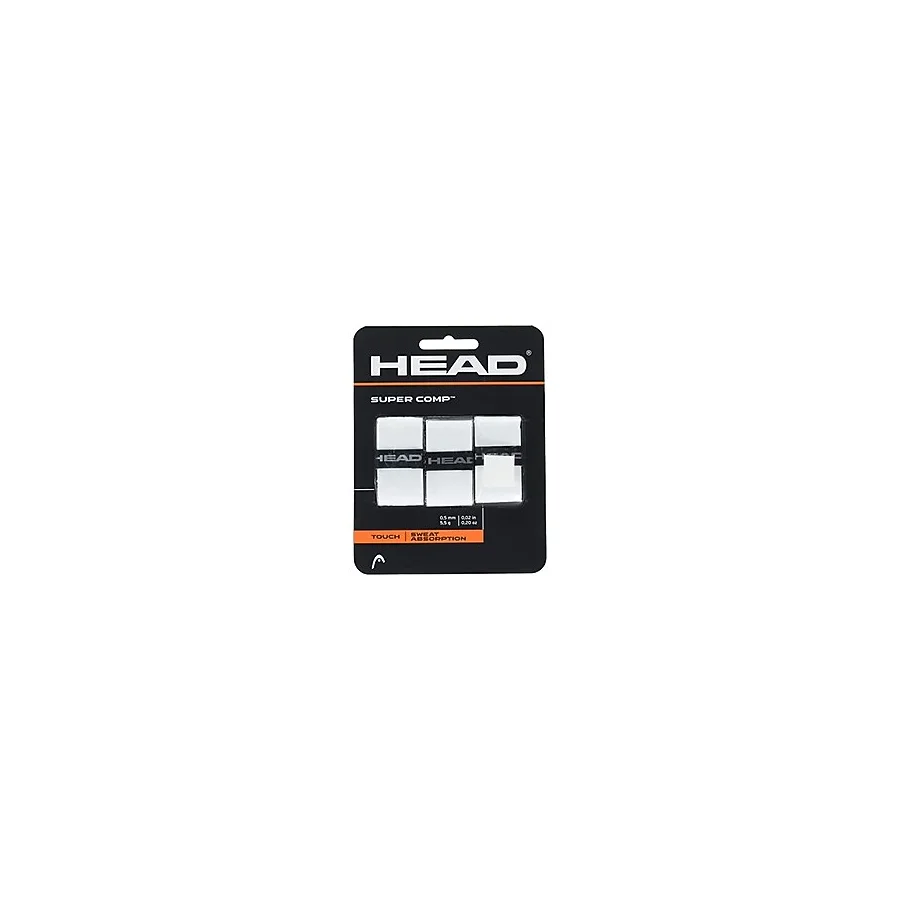 HEAD Super Comp Overgrip 3-Pack Beyaz