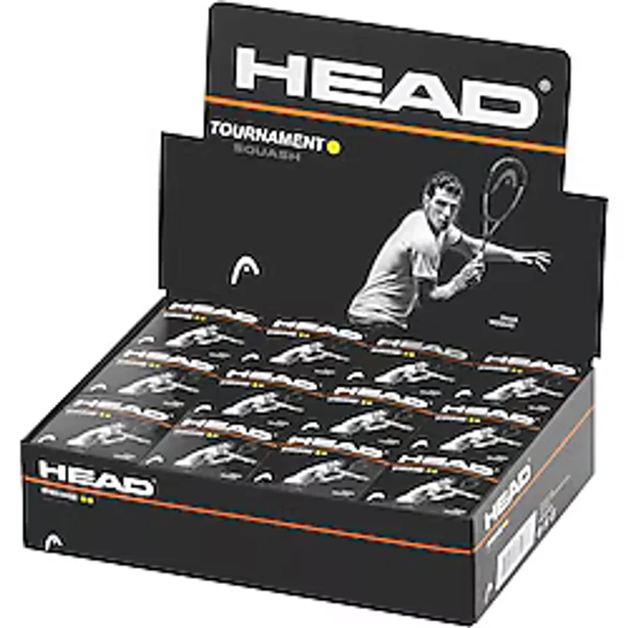 Head Tournament Squash Ball Tek Sarılı 12 Li Sarı