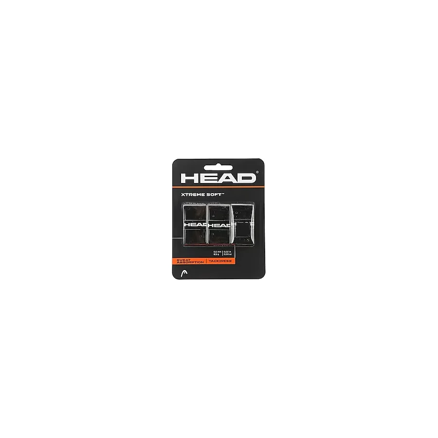 Head Xtreme Soft Overgrip 3'lü - Siyah