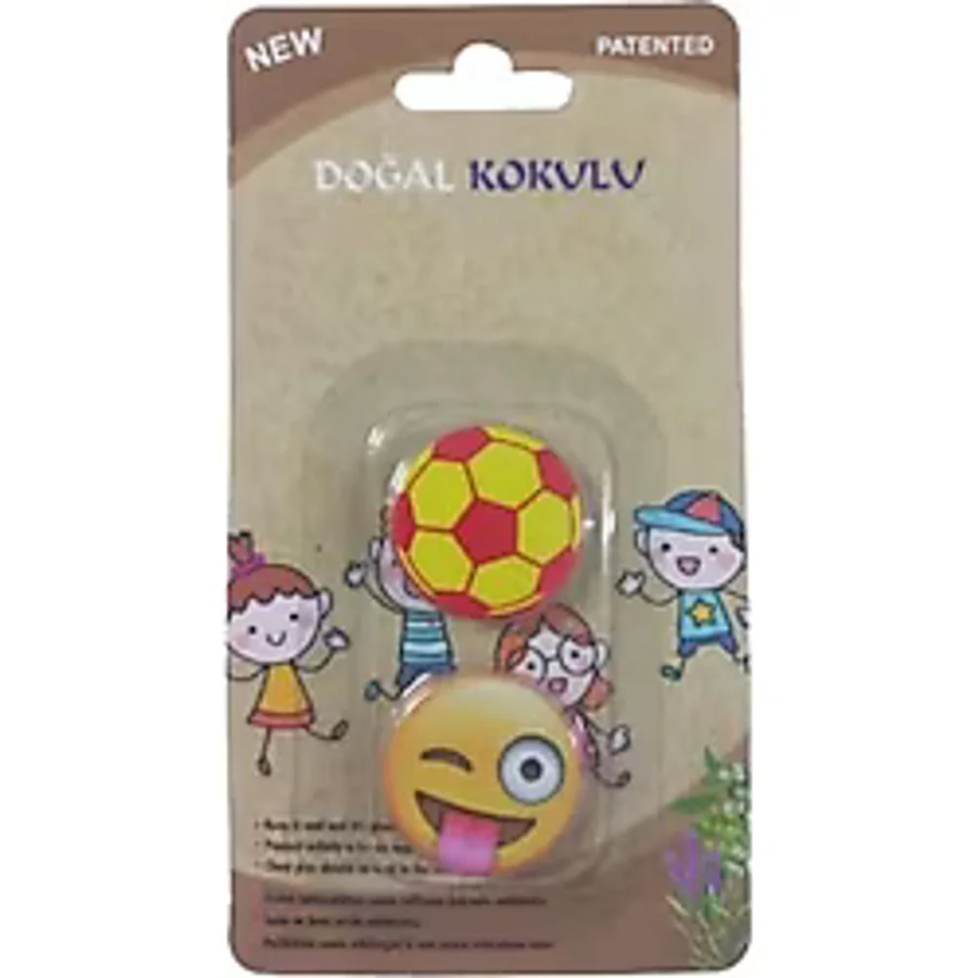 Headlice Stopper Doğal Kokulu Bit Rozeti 2 Li Gs Ve Dil Çıkaran Emoji
