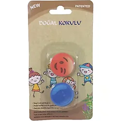 Headlice Stopper Doğal Kokulu Bit Rozeti 2 Li Mavi Ve Kırmızı
