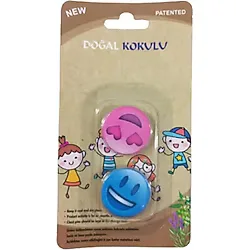 Headlice Stopper Doğal Kokulu Bit Rozeti 2 Li Mavi Ve Pembe