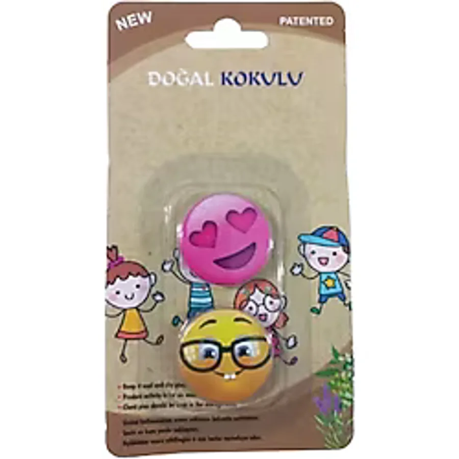 Headlice Stopper Doğal Kokulu Bit Rozeti 2 Li Pembe Ve Gözlük