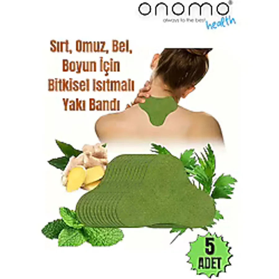 Health Sırt, Omuz, Bel, Boyun, Fıtık İçin Bitkisel Isıtmalı Fizik Yakı Bandı 5 Adet