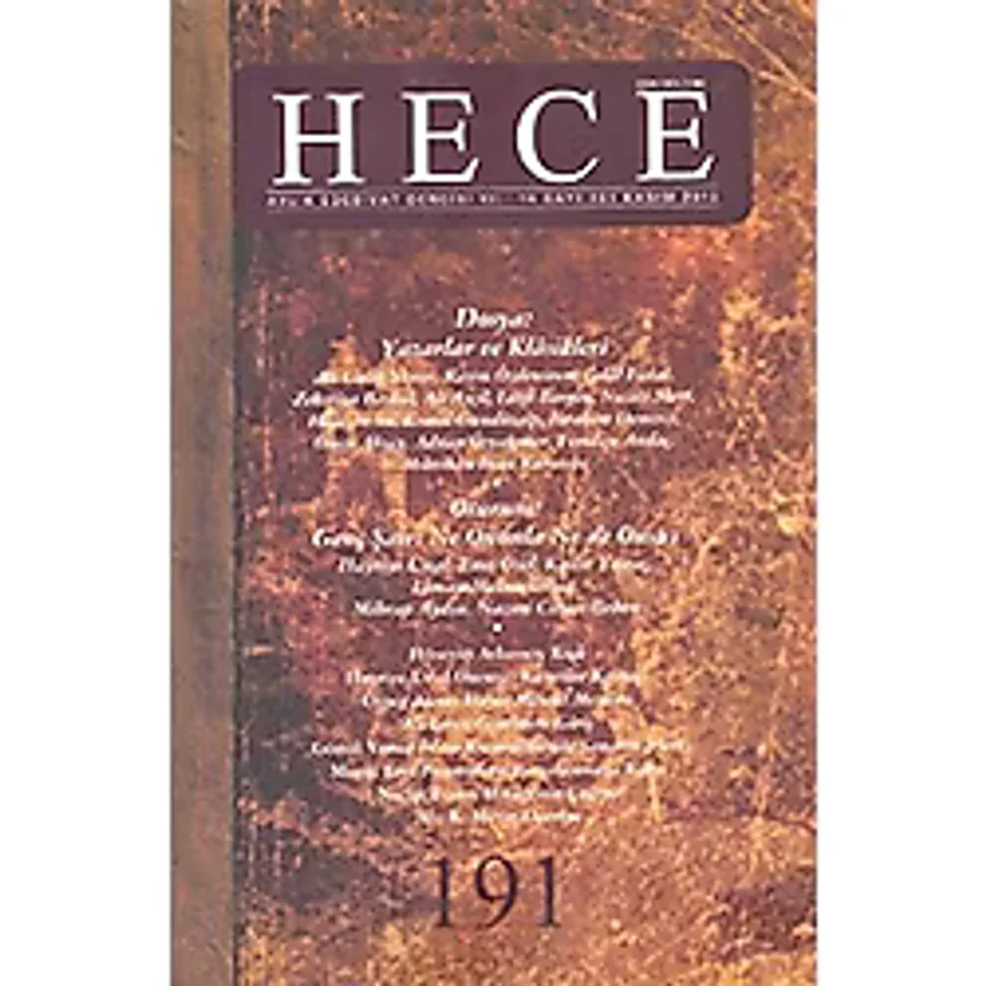 Hece Aylık Edebiyat Dergisi Sayı: 191