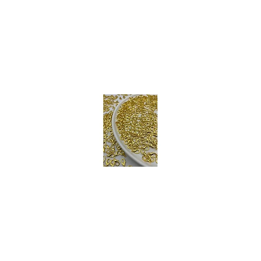 Hedef Bijuteri 50 Adet Gold Renk Metal 503 Papağan Kilit (14X7MM),armut- Istakoz Klips,takı Klipsi